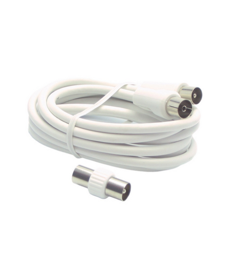 PROLUNGA COASSIALE TV mt. 3 con adattatore
