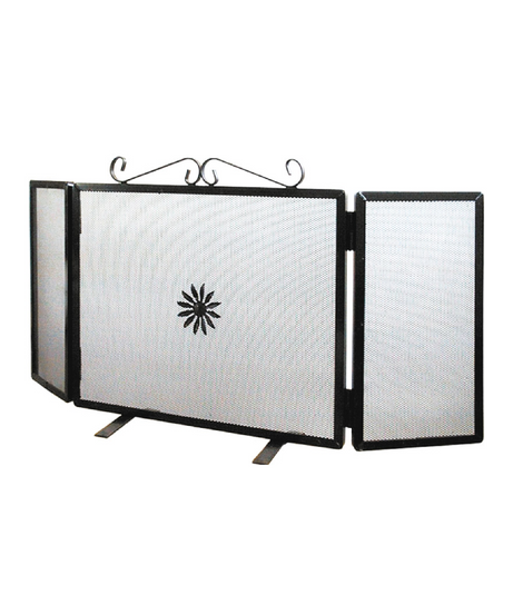 Parascintille per Caminetti 3 Ante cm. 97x58 h