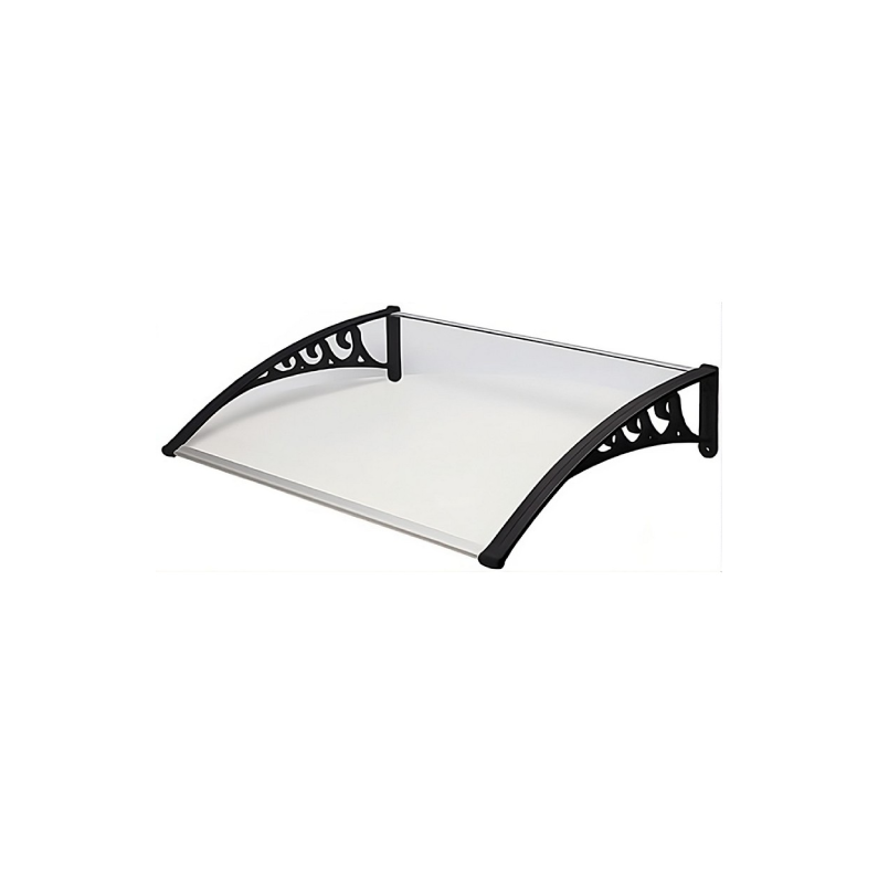 Pensilina Policarbonato Mod. Compatto Trasparente 100×150 cm
