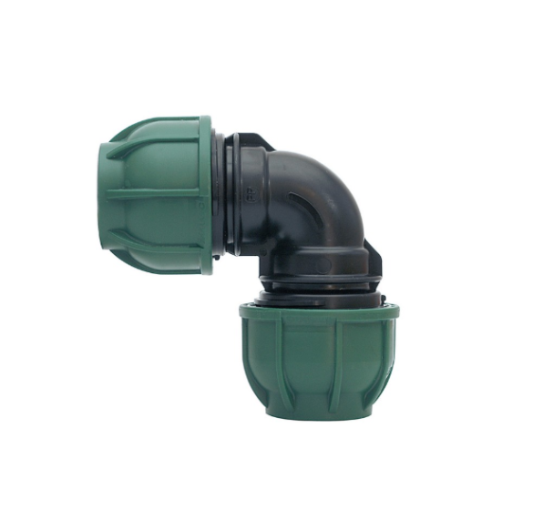 RACCORDO A COMPRESSIONE PN10 GOMITO 90° mis. 25_25