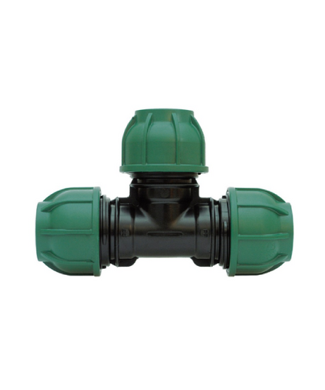 RACCORDO A COMPRESSIONE PN10 TEE 90° mis. 16_16_16