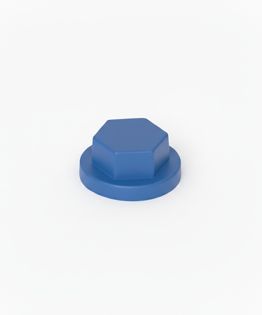 Cappuccio HDPE Colorato per Viti TER Chiave 10 RAL 5010 Blu Genziana