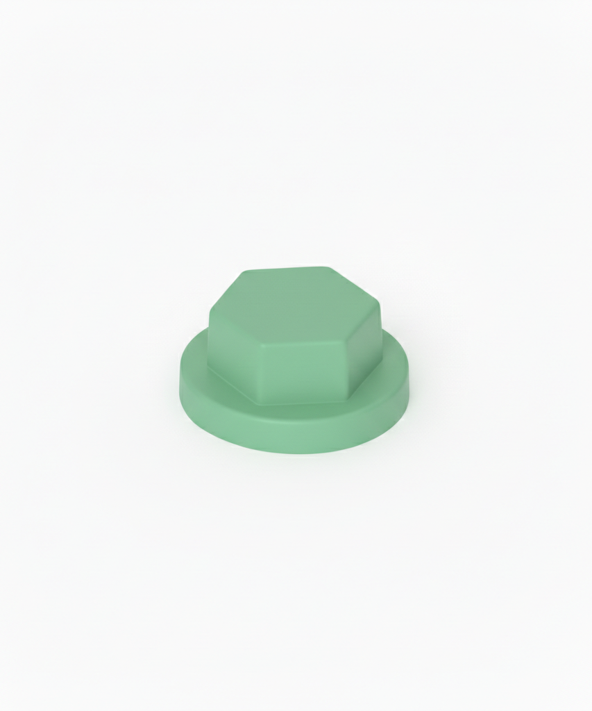 Cappuccio HDPE Colorato per Viti TER Chiave 8 RAL 6029 Verde Menta