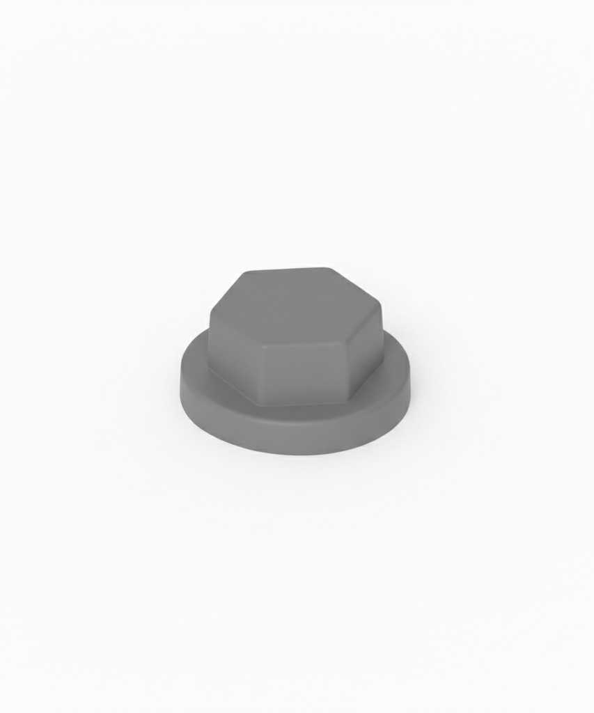 Cappuccio HDPE Colorato per Viti TER Chiave 10 RAL 7040 Grigio Finestra