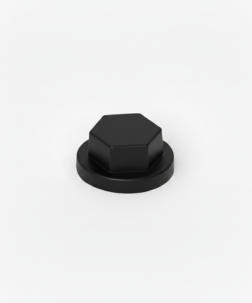 Cappuccio HDPE Colorato per Viti TER Chiave 10 RAL 9017 Nero Traffico