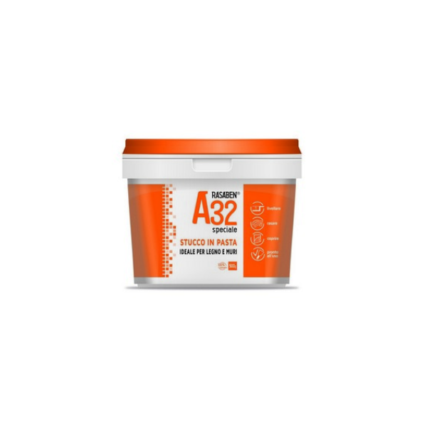 Rasaben STUCCO IN PASTA PER LEGNO E MURI A32 SPECIALE kg. 5