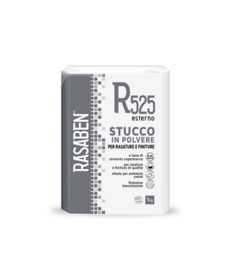 Rasaben STUCCO IN POLVERE PER ESTERNI R525 kg. 5