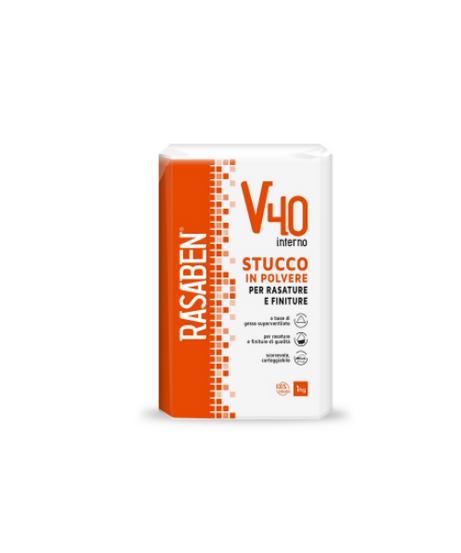 Rasaben STUCCO IN POLVERE PER INTERNI V40 kg.20