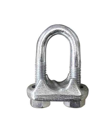 Robur Morsetto per Funi Ø mm. 10 (3/8) in Acciaio Zincato