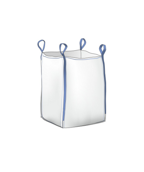SACCO BIG BAG CARAMELLA DI CARICO/FONDO CHIUSO Capacità kg 1500 cm 9090120 h