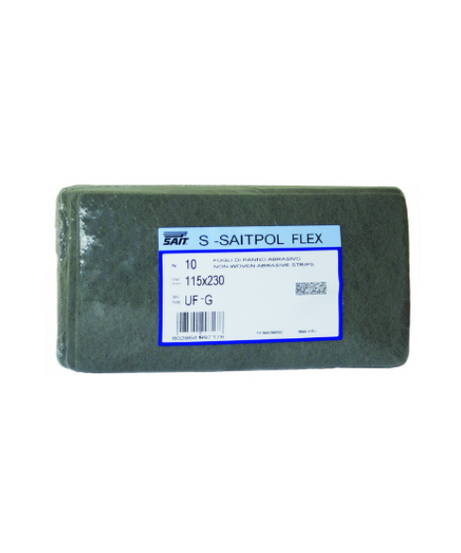 Sait Foglio Abrasivo Scotchbrite Saitpol Flex mm. 115x230 Tipo UF (Ultra Fine)
