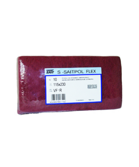 Sait Foglio Abrasivo Scotchbrite Saitpol Flex mm. 115x230 Tipo VF (Very Fine)