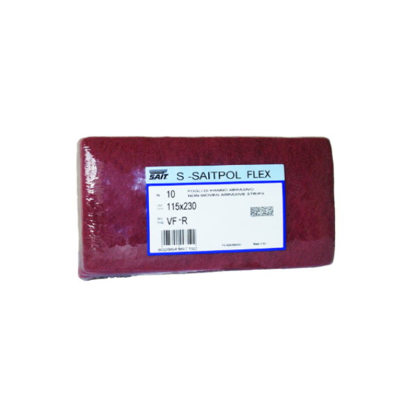 Sait Foglio Abrasivo Scotchbrite Saitpol Flex mm. 115x230 Tipo VF (Very Fine)