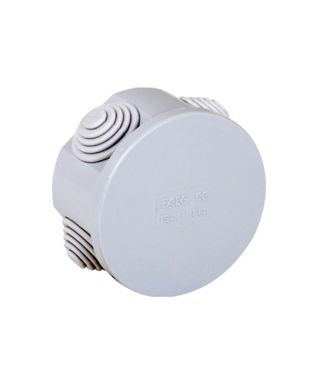 Scatola stagna di derivazione con passacavi IP44 Ø 65x35 mm