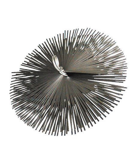 Spazzacamino Tondo Ø 25 cm – In Acciaio