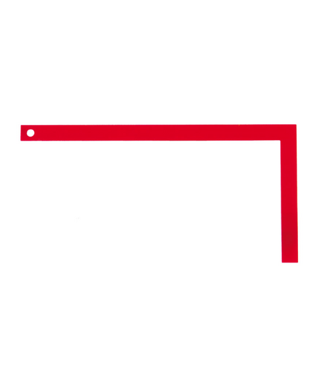 Squadra per Carpentiere in Acciaio Verniciato Antiruggine – 50x25 cm