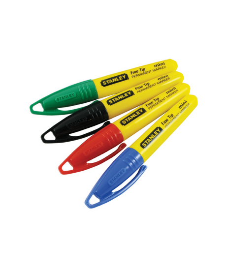 Stanley Mini Pennarello Indelebile Punta Fine Colori Assortiti