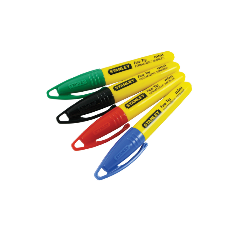 Stanley Mini Pennarello Indelebile Punta Fine Colori Assortiti
