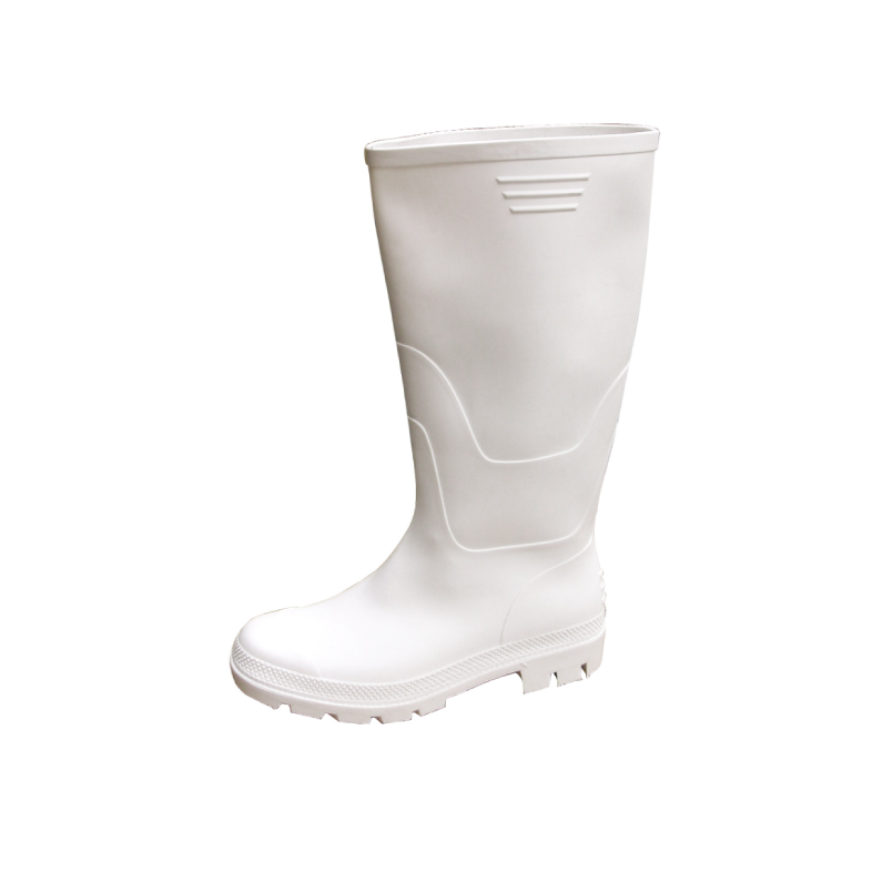 Stivali Alimentari in PVC Caseificio Ginocchio - Bianco - Misura 40
