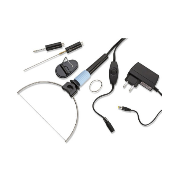 TAGLIAPOLISTIROLO PROFESSIONALE 7W CON 3 ACCESSORI