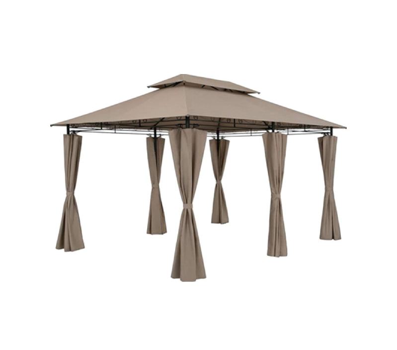 Tata Linda Gazebo KASSY 3x4x2,6 m – Colore Ecrù Scuro