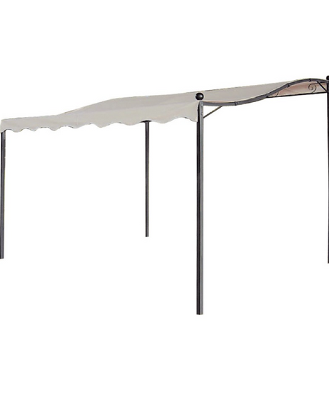 Tata Linda Gazebo VERANDA 3x2,5x2/2,6 m – Colore Ecrù