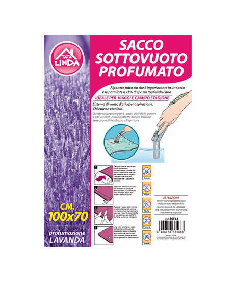 Tata Linda Sacchetto Sottovuoto Multiuso 120x70 cm