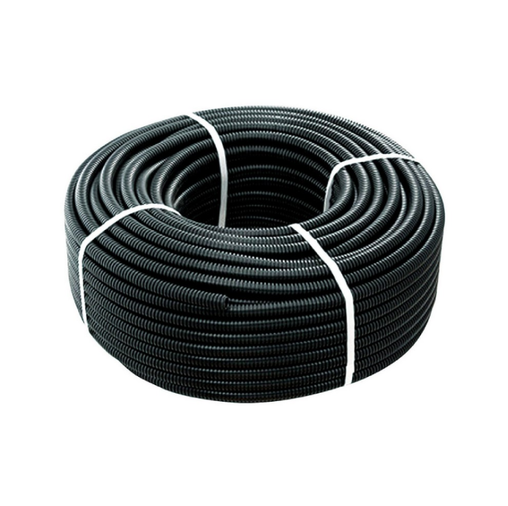 Tubo Corrugato Nero con Tirafilo Ø 32 mm - 25 Metri