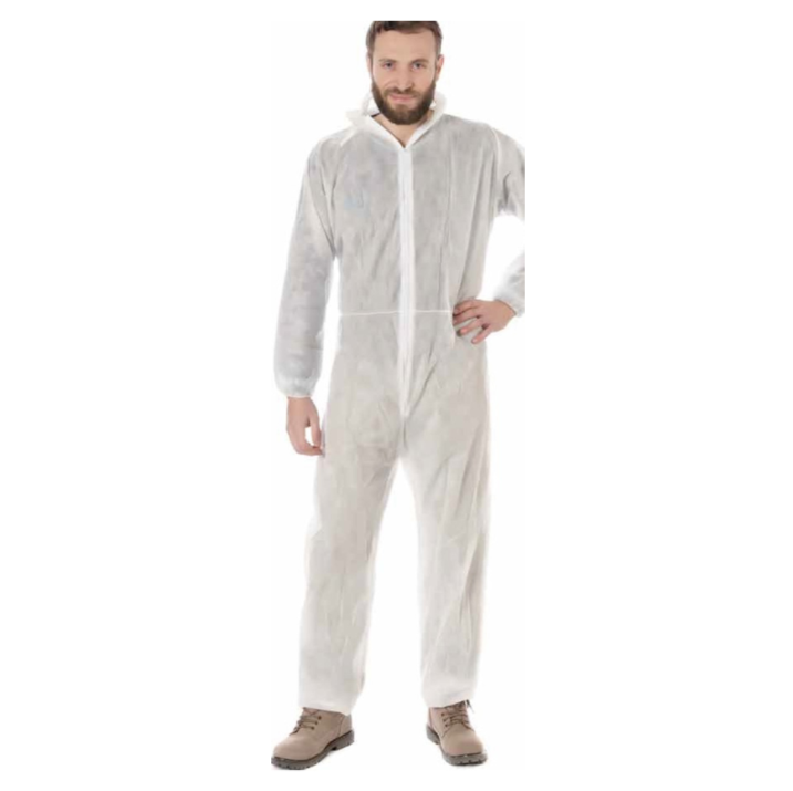 Tuta PLP 40gr con elastico e cerniera - Taglia XL