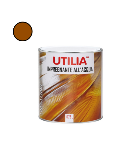 Utilia Impregnante all’Acqua 750 ml Castagno