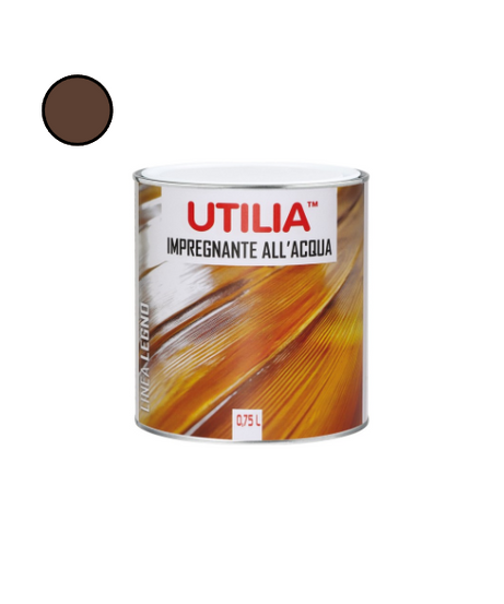 Utilia Impregnante all’Acqua 750 ml Noce Scuro