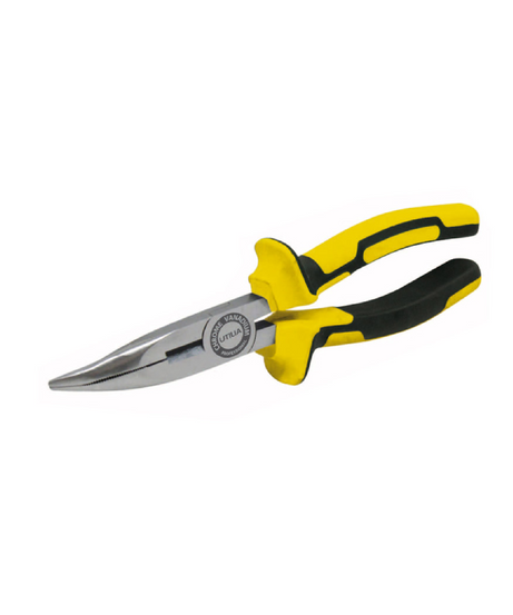 Utilia PINZA A BECCHI 1/2 TONDI PIEGATI PROFESSIONALE mm. 160