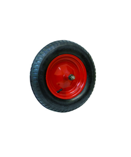 Utilia RUOTA PNEUMATICA X CARRIOLA TIPO VESPA PERNO CM.20,5/ASSE CM. 15