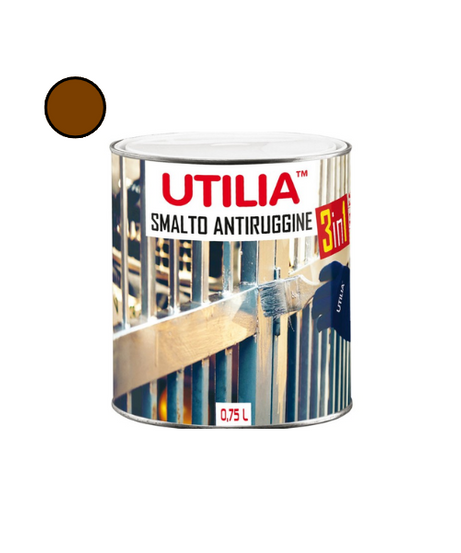 Utilia Smalto Antiruggine 750 ml Cuoio