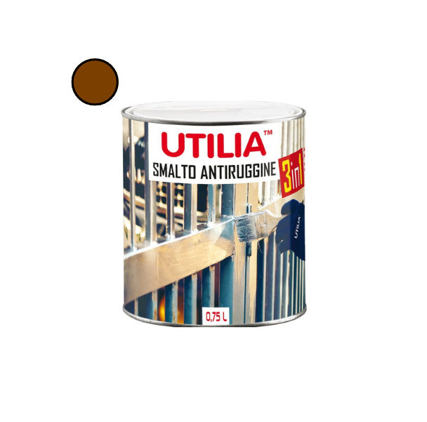 Utilia Smalto Antiruggine 750 ml Cuoio