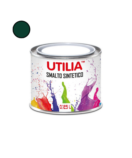 Utilia Smalto Sintetico 125 ml Verde RAL 6005