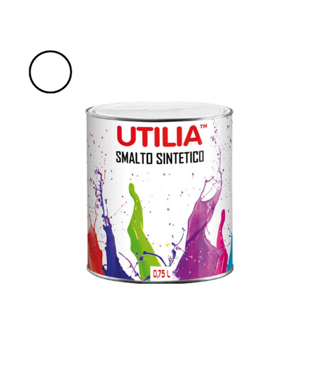 Utilia Smalto Sintetico 750 ml Bianco Opaco