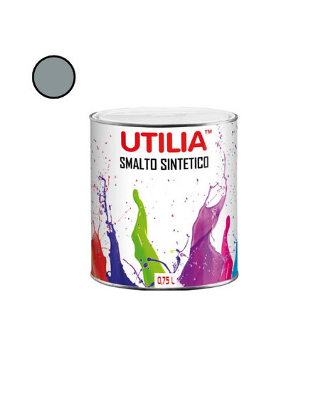 Utilia Smalto Sintetico 750 ml Grigio RAL 7001