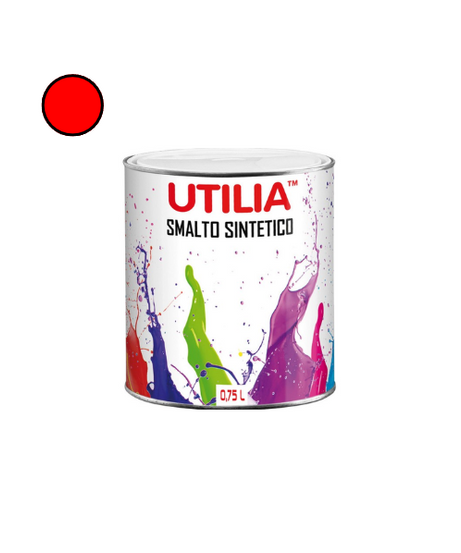 Utilia Smalto Sintetico 750 ml Rosso