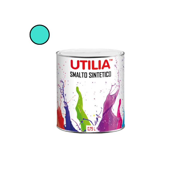 Utilia Smalto Sintetico 750 ml Turchese