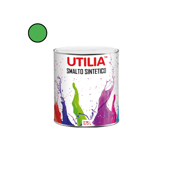 Utilia Smalto Sintetico 750 ml Verde Prato
