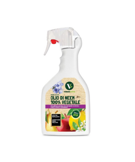 VerdeVivo OLIO DI NEEM 100% PRONTO ALL'USO ml. 750