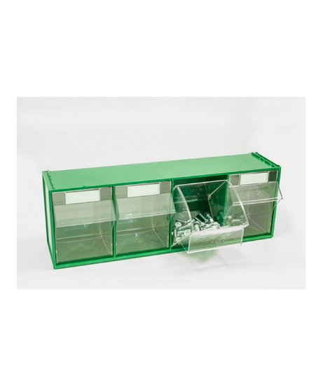 Vipa Cassettiera Componibile FOX 104 Verde – 4 Cassetti
