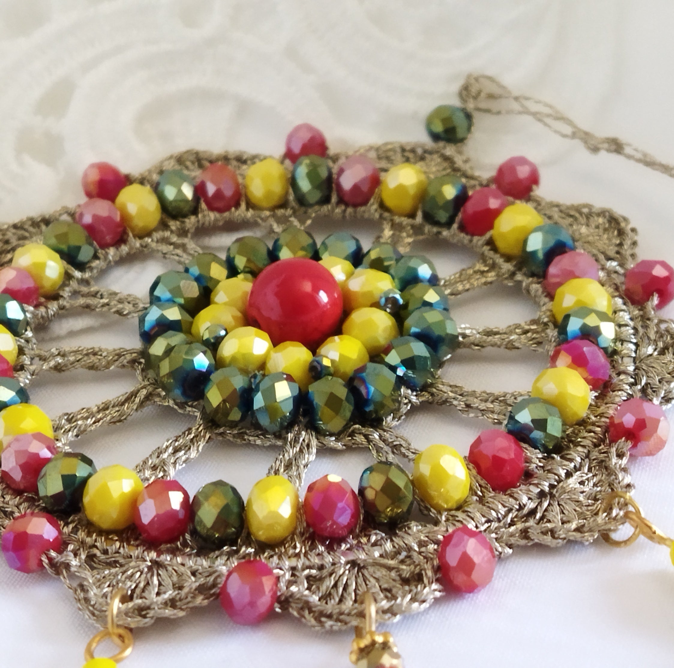 Collana Artigianale con Ciondolo "Raggio d’Arte"