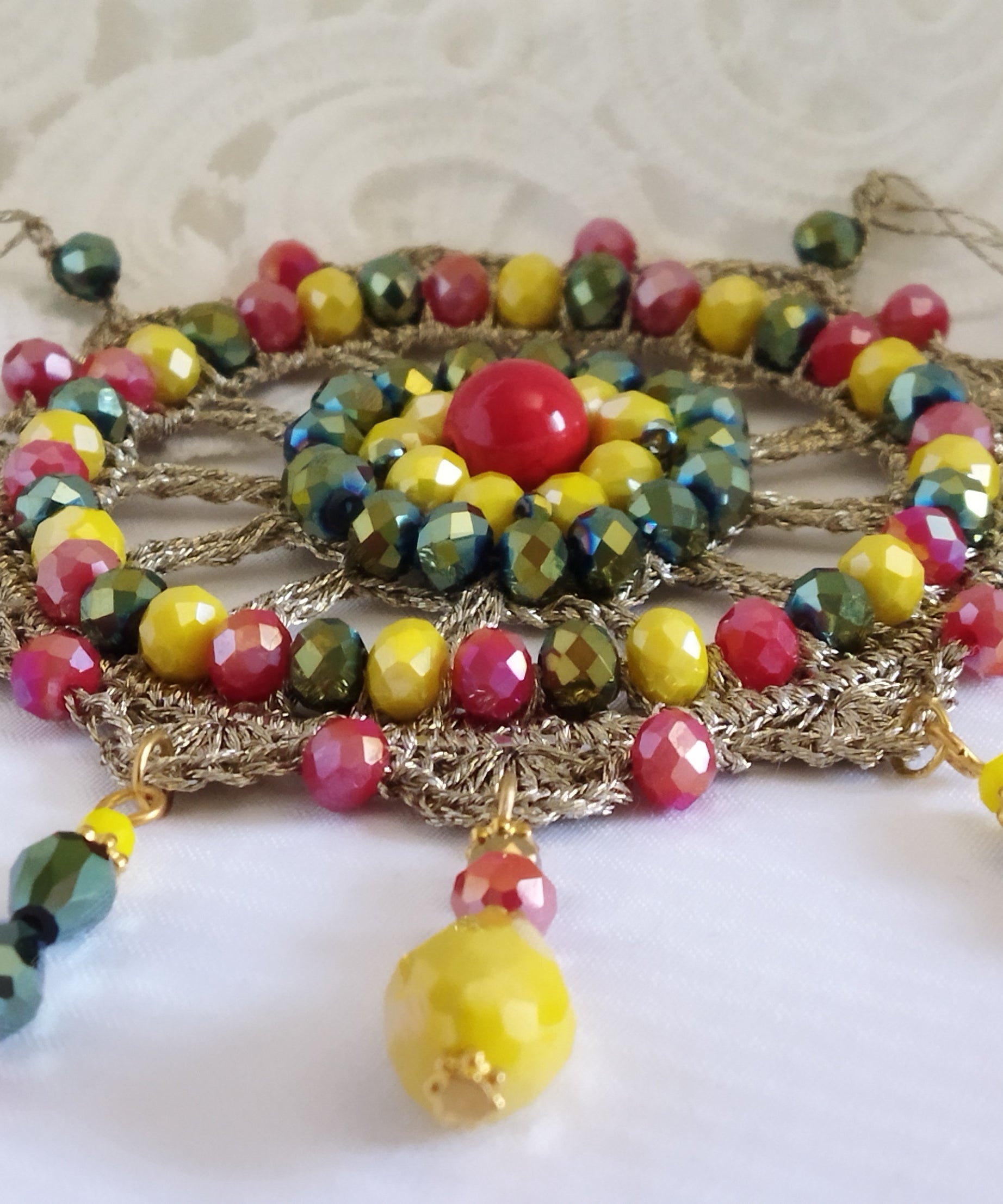 Collana Artigianale con Ciondolo "Raggio d’Arte"