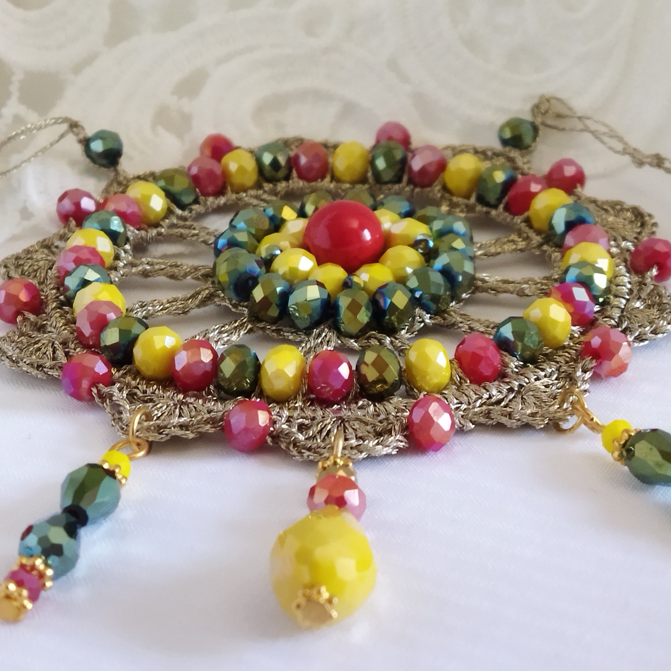 Collana Artigianale con Ciondolo "Raggio d’Arte"