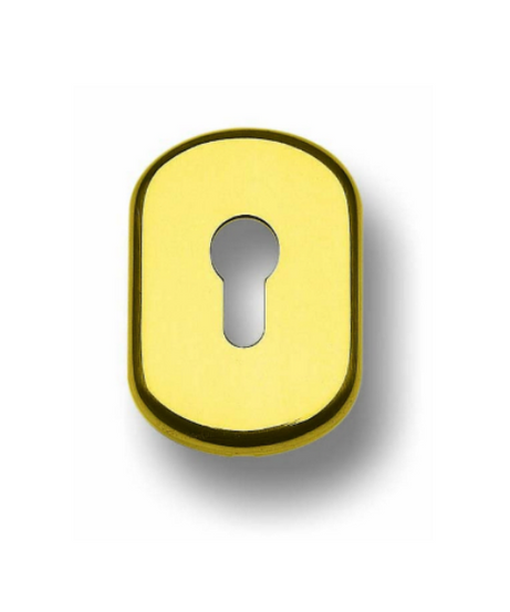 Ghidini BOCCHETTA FORO YALE mm.62x86 Oro Lucido