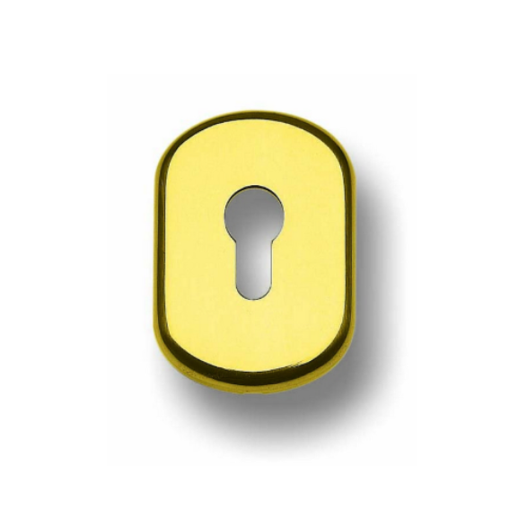 Ghidini BOCCHETTA FORO YALE mm.62x86 Oro Lucido